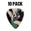 D&#039;Addario Planet Waves Classic Celluloid Camouflage Plectrum 10Pack Medium .70mm