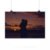 Stunning Poster Wall Art Decor Sunset Sol Minas Eventide 36x24 Inches