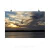 Stunning Poster Wall Art Decor Rio Sunset Landscape Sky Eventide 36x24 Inches