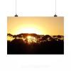 Stunning Poster Wall Art Decor Sunset Sky Sol Eventide Horizon 36x24 Inches
