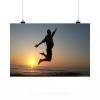 Stunning Poster Wall Art Decor Sol Beach Sky Sunset Eventide 36x24 Inches
