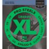 D&#039;Addario EPS220-5 5-String ProSteels Bass Guitar Strings, Super Light, 40-125, #1 small image