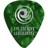 D&#039;Addario Planet Waves 10 Standard Celluloid Picks Light Green Pearl #1 small image