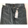 $128 Tommy Bahama Grey Corduroy Jeans Pants Vintage Straight Fit Eventide 34x32