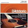 5 sets D&#039;Addario Flat Tops EFT13 Resophonic Acoustic Strings #1 small image