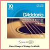 D&#039;Addario EJ16 Phosphor Bronze Light Acoustic Guitar Strings 10-Pack 12 - 53