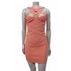 NWT Finders keepers Planet waves bodycon dress papaya cutouts size S #3 small image