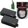 EMG KFK Kerry King Active Humbucker Set in Black w/ 20 ft Circuit Breaker Cable #1 small image