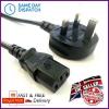 Guitar Amp UK Power Cable Mains Cord Wire Kettle Lead - All Brands &amp; Lengths C13 #1 small image