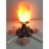 Goddess Crystal Grid Altar With Himalayan Lamp Positive Energy Beautiful Decor