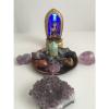 Protection Positive Energy Crystal Healing Grid Thai Buddha Led Golden Temple #2 small image