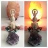 Goddess Energy Crystal Grid With Himalayan Salt Positive Energy Beautiful Decor #1 small image