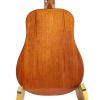 Butterfly Inlaid Solid Mahogany 6 Strings Handmade Travel Acoustic Guitar GT3265 #2 small image