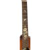 Butterfly Inlaid Solid Mahogany 6 Strings Handmade Travel Acoustic Guitar GT3265 #4 small image