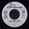 NANCY &amp; FRANK SINATRA: Feelin&#039; Kinda Sunday / Mono 45 (dj) Vocalists