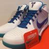 NEW Nike Zoom Kobe IV 4 Draft Day sz 11.5 Hornets 344335-151 White Purple Blue