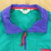 vtg 80&#039;s 90&#039;s COLUMBIA radial sleeve pullover windbreaker LARGE colorblock neon #3 small image