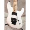 Charvel SD-1 San Dimas HH Floyd Rose electric guitar in snow white #5 small image