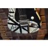 NOS Charvel Art Series EVH Van Halen Electric Guitar Black &amp; White Inv # RG12.5