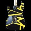 2008 Charvel EVH Art Series Guitar Black &amp; Yellow Eddie Van Halen Hand Painted #3 small image