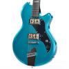 Supro Westbury 2020TM Electric Guitar Turquoise Metallic solid Dbl PU #2 small image
