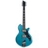 Supro Westbury 2020TM Electric Guitar Turquoise Metallic solid Dbl PU #3 small image