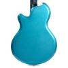 Supro Westbury 2020TM Electric Guitar Turquoise Metallic solid Dbl PU #4 small image