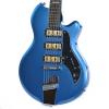 Supro Hampton 2030BM Electric Guitar Ocean Blue Metallic solid triple PU