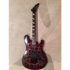 Rare Samick Guitar 1980&#039;s Super Strat In Purple/Pink Crackle Finish #1 small image