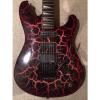Rare Samick Guitar 1980&#039;s Super Strat In Purple/Pink Crackle Finish #2 small image