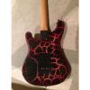 Rare Samick Guitar 1980&#039;s Super Strat In Purple/Pink Crackle Finish #4 small image