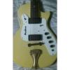 Vintage 1964 Airline 7214 Amp In Case Dual Pickup yellow W/ OHSC NICE!!!