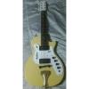 Vintage 1964 Airline 7214 Amp In Case Dual Pickup yellow W/ OHSC NICE!!!