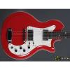 1966 Airline Res-o-Glas   - Red -  Shortscale Exotic a la Jack White/Great Sound