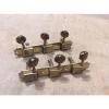Vintage 1950&#039;s Kluson Deluxe Gold Guitar Tuners-Tuning Keys w/Sparkle Buttons