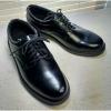 Mens DEER STAGS Black Leather &#034;SUPRO SOCK&#034; Lace-up Oxford Size 10.5 Wide NWOT