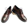 Mens Brown Leather Oxford Deer Stags Tribune SUPRO Sock Light  US Size 9.5 Sharp