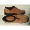 Deer Stags FLING Womens TAN SUEDE LOAFER Shoes 8 Med. with SUPRO SOCK support