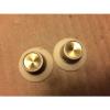 2 Vintage Rogan Bros Cream Knobs w/ Brass Centers for 1960s Supro Guitar Amp #2 small image