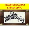 MUSIC MA STING RAY STICKER VINYL GUITAR VISIT OUR STORE WITH MANY MORE MODELS #1 small image