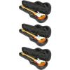 SKB SCFS6 Electric Guitar Soft Case - Black (3-pack) Value Bundle #1 small image