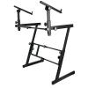 On-Stage KS7365EJ Pro Heavy-Duty Folding-Z Keyboard Stand with 2nd Tier #1 small image