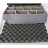 Grey Padded divider set &amp; lid foam.  Fits Pelican 1510 &amp; SKB 3i-2011-7 (NO CASE) #4 small image