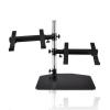 NEW Pyle PLPTS45 Dual Laptop Mixer Studio Equipment Stand Holder Tabletop Mount #1 small image