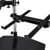 NEW Pyle PLPTS45 Dual Laptop Mixer Studio Equipment Stand Holder Tabletop Mount #2 small image