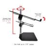 NEW Pyle PLPTS45 Dual Laptop Mixer Studio Equipment Stand Holder Tabletop Mount #5 small image