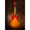 Wolf KSA50 Cherry Burst Semi-Hollowbody (ES-335 style)Elec Guitar w/ Gigbag #4 small image