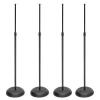 Professional Round Base Microphone Stand-Four Pack- New