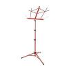 On-Stage Stands Tubular Tripod Base Sheet Music Stand (Red) SM7222RD NEW