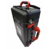 New Black Pelican 1510 With Red Handles &amp; Latches.  With Foam.
